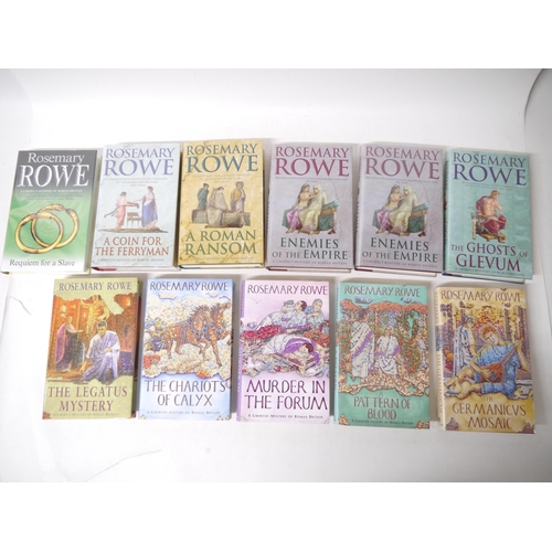 1028 - Rosemary Rowe, 'Libertus Mystery of Roman Britain' series of novels, 10 titles comprising novels num... 