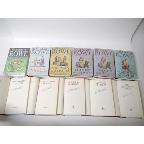 1028 - Rosemary Rowe, 'Libertus Mystery of Roman Britain' series of novels, 10 titles comprising novels num... 