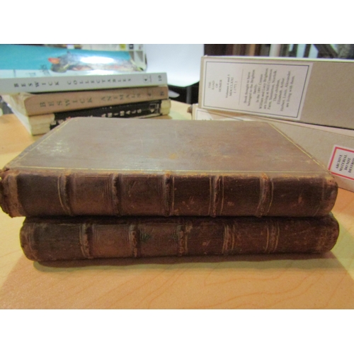 1392 - Three 18th Century volumes; The ILIAD of Homer Vol 4 & 5 and Roman History Vol II 1734