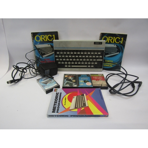 5024 - An Oric-1 computer with games and leads