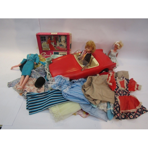 5045 - A collection of mostly 1960's Sindy and similar dolls, clothing and accessories