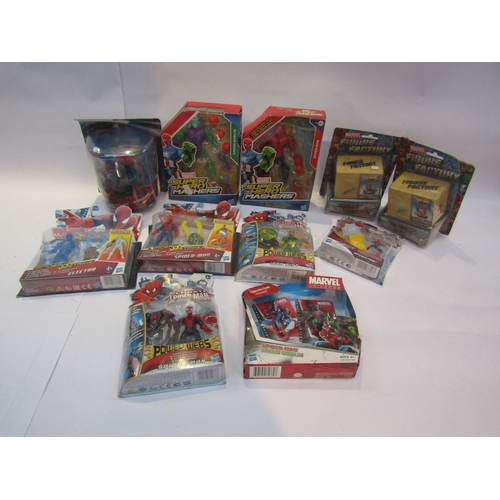 5046 - A collection of boxed Marvel superhero plastic action figures