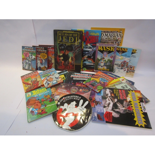 5049 - A collection of 1980's and 90's children's books including Transformers, Mask, Star Wars Return of t... 