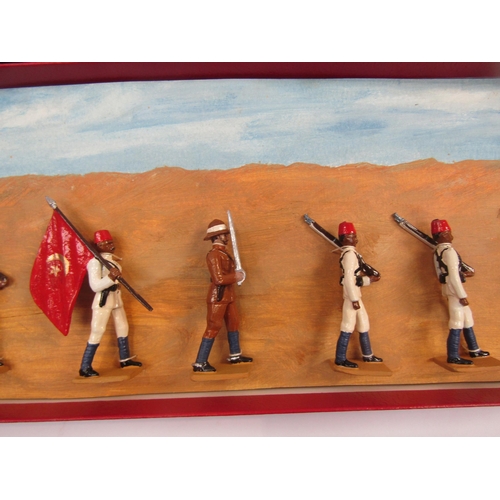 5095 - Three boxed hand painted lead figure sets depicting Sudan 1898 soldiers, comprising Cameron Highland... 