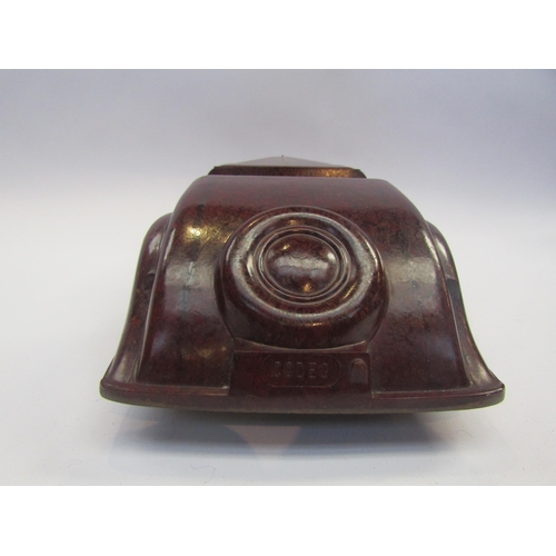 5123 - A Codeg mottled brown bakelite open topped tourer car, 34.5cm long        (R) £80