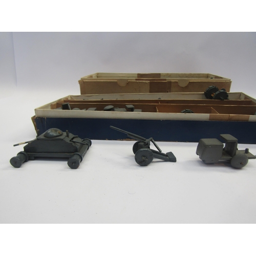 5124 - A collection of 1940's small scratch built wooden model military vehicles                (E) £25-35