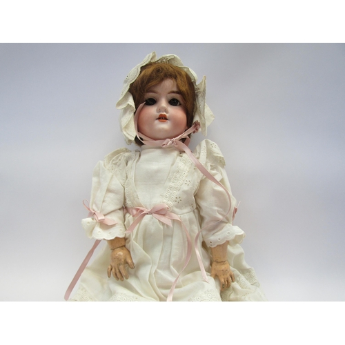 5128 - A late 19th/early 20th Century Armand Marseille bisque head doll on jointed body, 54cm tall