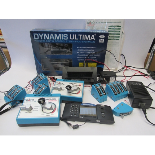 5273 - A boxed Bachmann Dynamis Ultima DCC Wireless Digital Control System together with unboxed Kato Power... 