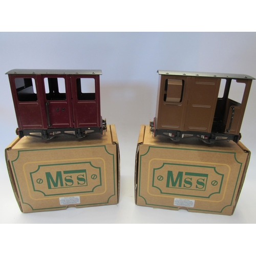 5291 - A boxed MSS The Model Steam Specialist 0 Gauge live steam 0-4-0 saddle tank locomotive in green live... 