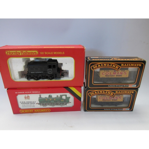 5297 - Two boxed Hornby 00 gauge locomotives to include RO41 GWR Pannier Tank Loco and R253 0-4-0 Diesel Do... 