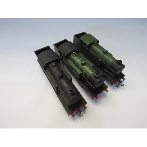 5299 - Three unboxed Hornby Dublo 00 gauge EDL7 3 rail tank locomotives; LNER 9523, LNER 9596 and LMS 6917 ... 