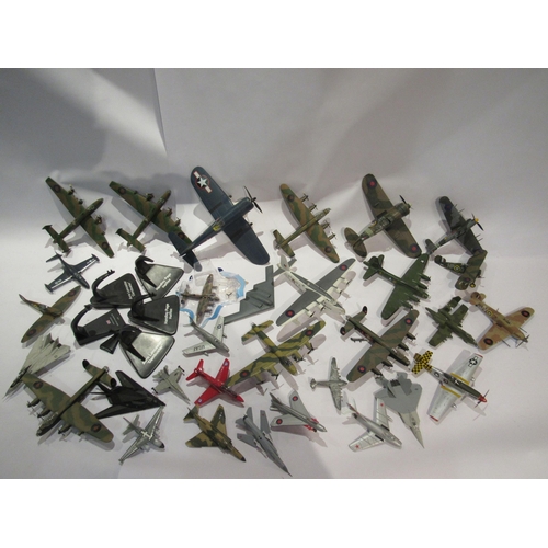 5163 - Assorted unboxed diecast model aeroplanes including corgi