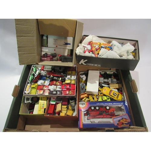 5167 - A collection of assorted playworn diecast vehicles including Matchbox, Corgi Juniors, Polistil etc.