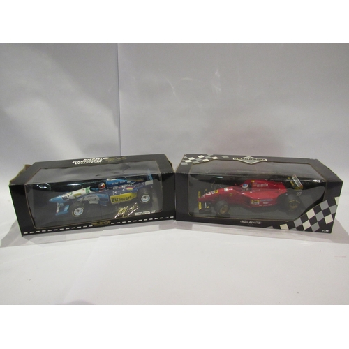 5186 - Two Pauls Model Art Formula One Cars to include Michael Schumacher Collection Benetton Renault B195 ... 