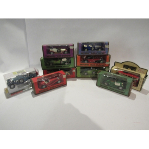 5188 - A collection of boxed diecast vehicles to include eight Matchbox Models of Yesteryear, Majorette 302... 