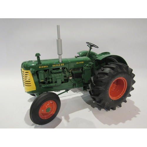 5238 - A Franklin Mint 1:12 scale diecast 1957 Oliver Super 99 tractor, unboxed