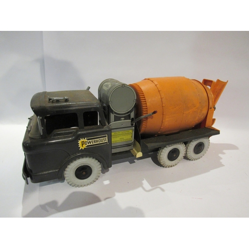 5247 - A Marx Powerhouse pressed tin and plastic Cement Mix Transit truck