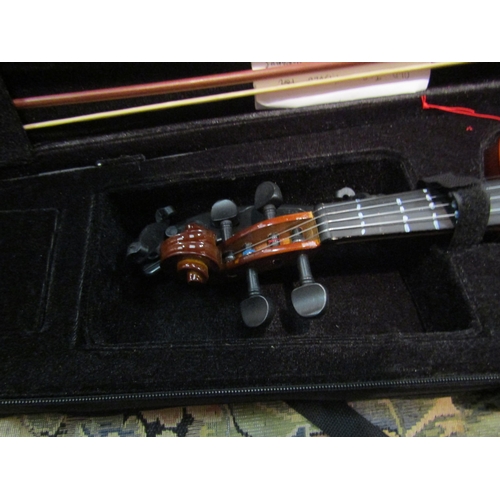 1122 - A Gear 4 Music viola with fitted case and two bows