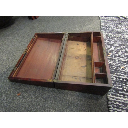 1137 - A mahogany writing slope a/f    (E)  £10-20