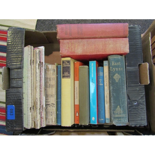 1165 - Five boxes of assorted books