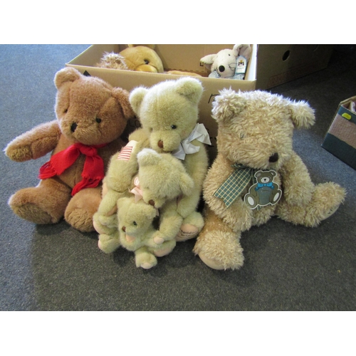 1167 - A box of Teddy bears including Fraserbear, Russ and Jellycat   (E)  £10-20