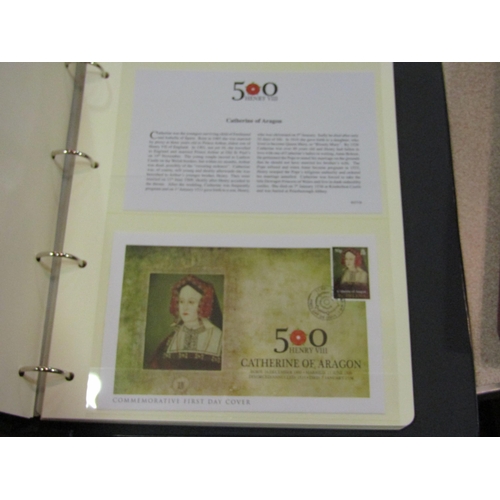 1261 - A box of World stamps, some mint, airmail envelopes, PHQ cards, Henry VIII coin cover and first day ... 