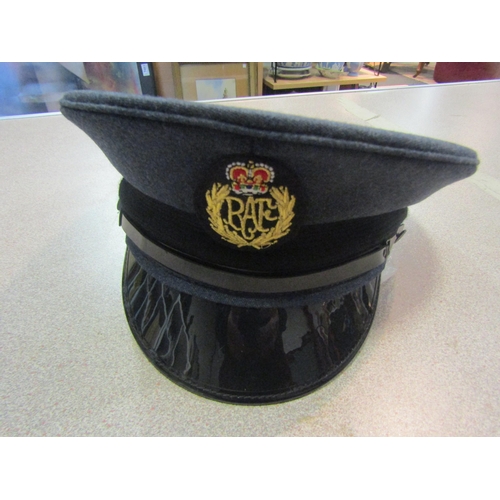 1300 - An RAF cap with embroidered insignia