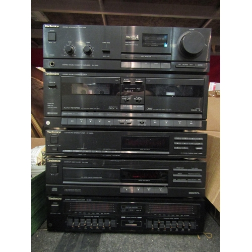 1564 - Technics stereo separates: SU-X920, ST-X930L, SL-PJ25 and SH-E60 (4)    (E)  £20-30