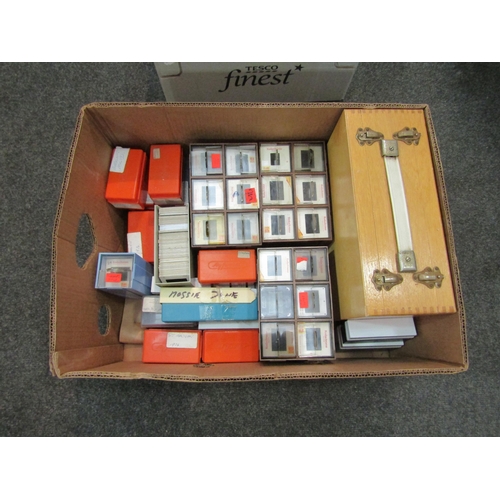 1184 - Four boxes containing a large collection of military and airline slides (not copyright protected)