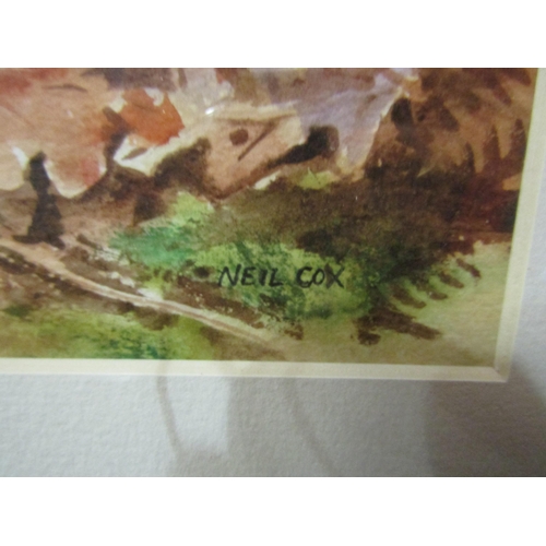 4100 - NEIL COX: A watercolour entitled 