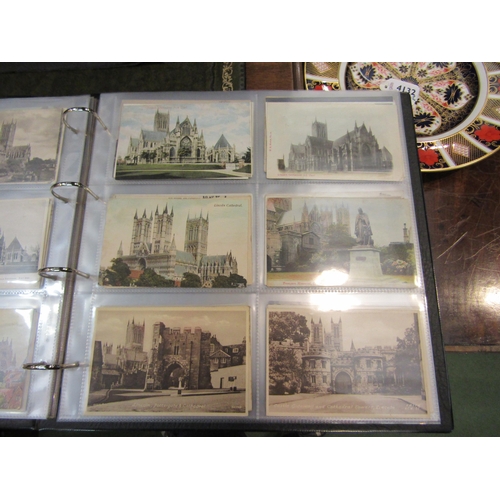 4237 - An album of miscellaneous topographical postcards including a number of Lincolnshire    (R)  £50