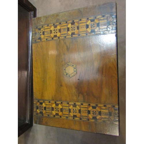 4240 - An inlaid wooden work box