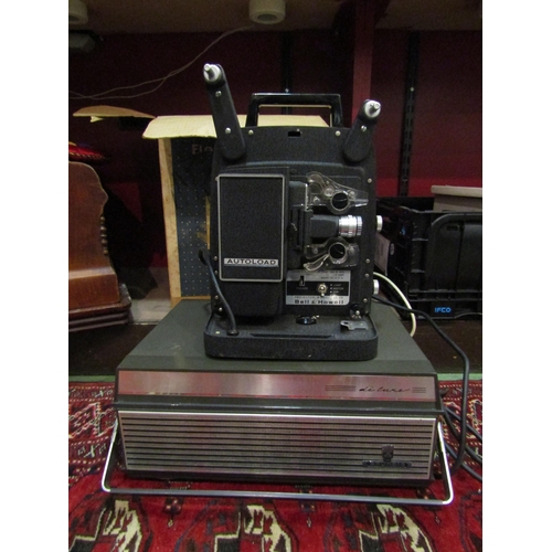 4263 - A Grundig TK140 DeLuxe reel to reel tape recorder and a boxed Bell & Howell cine projector (2)   (E)... 