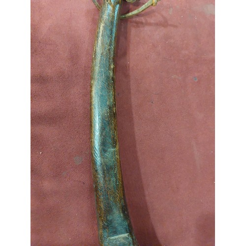 4019 - An Irish blackthorn shillelagh, 52cm long