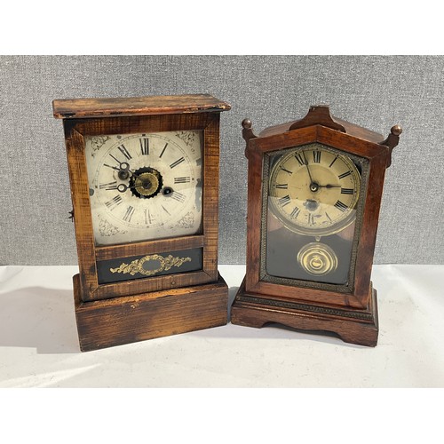 7244 - Five American mantel clocks