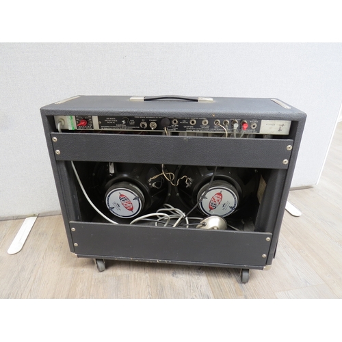 5123 - A 1978 Fender Twin Reverb electric guitar amplifier with Eminence speakers, serial no. A768923, with... 