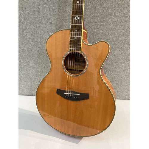 5109 - A Yamaha Compass Series CPX900 NT electro acoustic guitar, soft cased