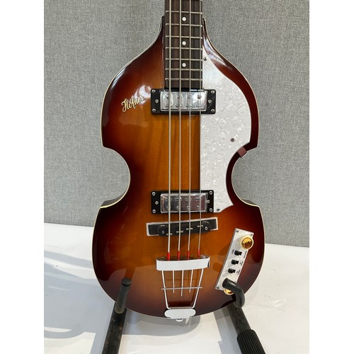 5115 - A Hofner B Bass HI-Series electric violin bass guitar (Beatles style), serial number W1201H271, boxe... 