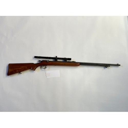 9262 - A 1950's BSA Sportsman Fifteen rifle in .22 RF calibre, bolt action, with scope, serial no. LB15740 ... 