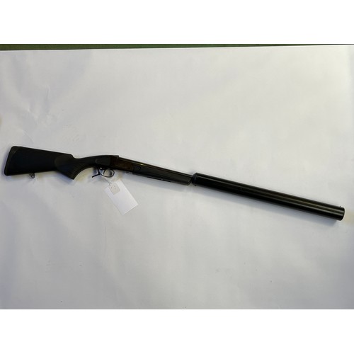 9270 - A Baikal MP-18EM-M 12 gauge shotgun, single shot with silencer, serial number 09010548 *BUYER MUST P... 