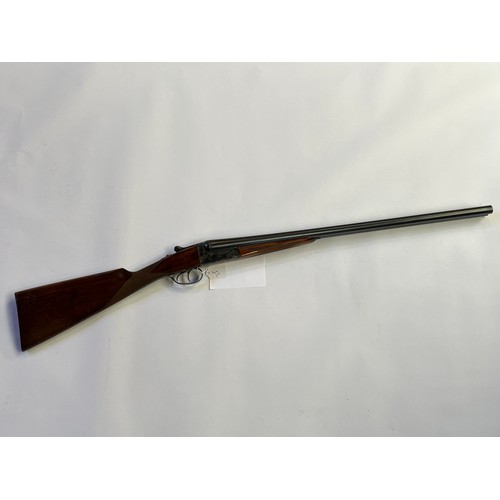 9275 - An AYA 12 gauge shotgun, side-by-side, serial number 521247, with black sleeve *BUYER MUST PRESENT V... 