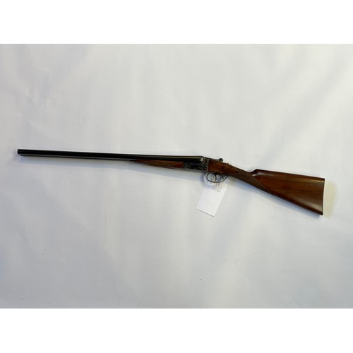 9275 - An AYA 12 gauge shotgun, side-by-side, serial number 521247, with black sleeve *BUYER MUST PRESENT V... 