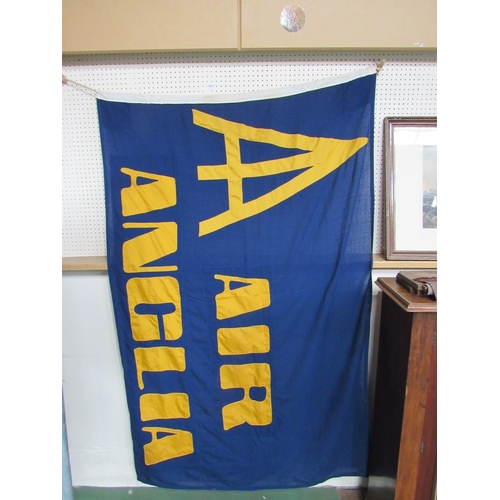 9017 - An 'Air Anglia' hanging banner, approx. 71