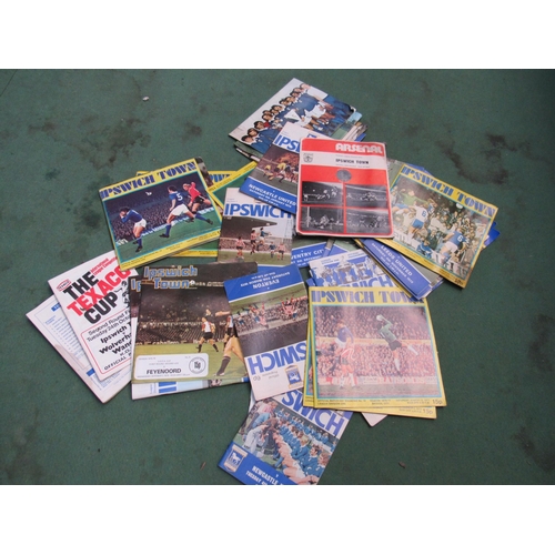 9083 - A collecton of 1970's Ipswich Town FC programmes