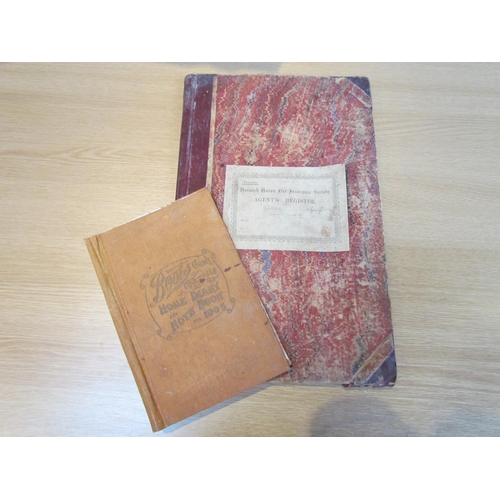 9203 - A 1913 ledger and a Boots Diary