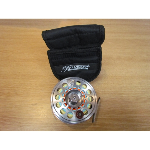 9208 - A soft cased Pflueger Trion 2858 fly reel