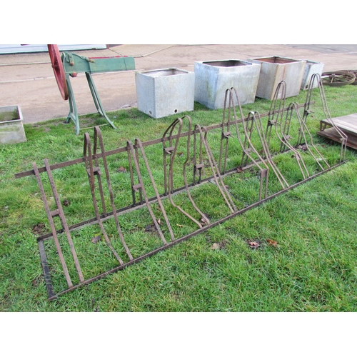 9319 - A wrought iron 10 bike stand      (R) £80