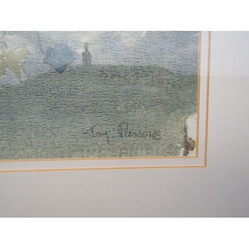 1119 - JOY PARSONS FRSA SWLA (1915-2012) A framed and glazed watercolour, 'China Figure with Ivy'. Signed b... 