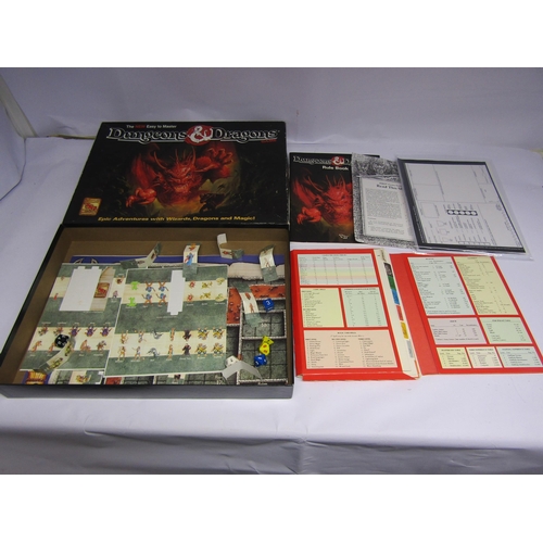 7007 - Three TSR Dungeons and Dragons roll playing fantasy board games to include 1070 New Easy To Master D... 