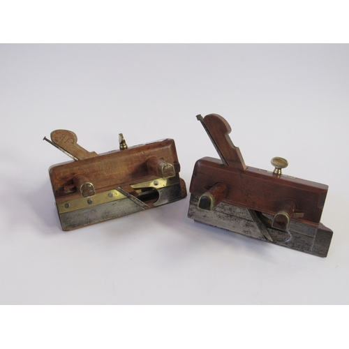 7232 - Two wood and brass plough planes    (R) £25